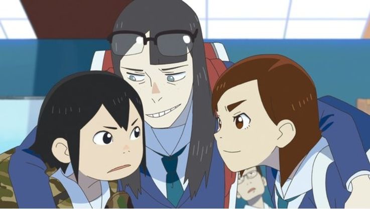 浅草みどり(左)の声は、女優の伊藤沙莉が務めた(「映像研には手を出すな！」)