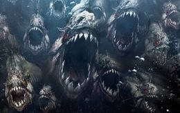 凶暴なピラニアが大暴れするスプラッターホラーが3Dとなって日本上陸