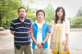 左から、中村義洋監督、主演の濱田岳、ヒロインの木村文乃