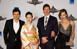 『三銃士 王妃の首飾りとダ・ヴィンチの飛行船』のロンドンワールドプレミアに登場した一同