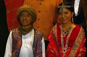 『怪物くん』完成披露試写会に登場した川島海荷、濱田龍臣