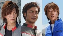 『ウルトラマンサーガ』の主演を務めるDAIGO(左)。つるの剛士、杉浦太陽が競演