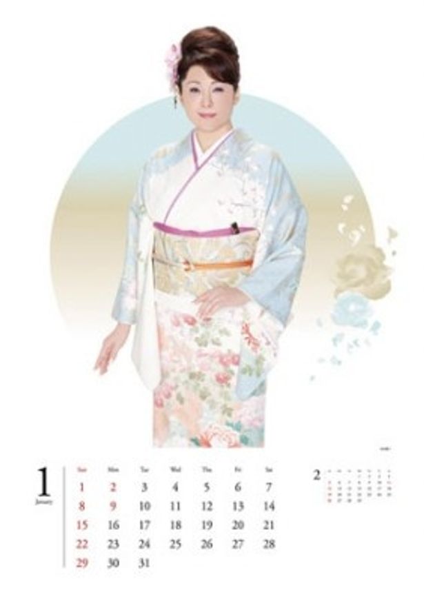 松竹2012年カレンダーの1月は松坂慶子。もちろん松竹の顔です！