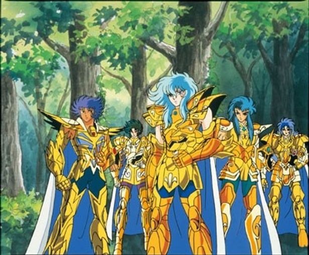 黄金聖闘士たちも登場(『聖闘士星矢 真紅の少年伝説』)