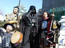 『スター・ウォーズ エピソード1 ファントム・メナス 3D』(3月16日公開)の布教活動に勤しむダース・ベイダー卿