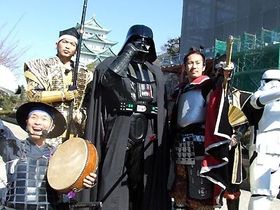 『スター・ウォーズ エピソード1 ファントム・メナス 3D』(3月16日公開)の布教活動に勤しむダース・ベイダー卿