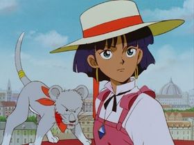 褐色の肌が美しい少女ナディアの胸元を飾る宝石をめぐる壮大な冒険活劇