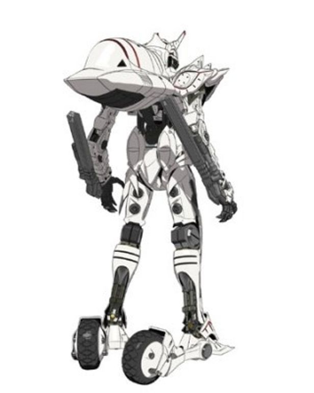 搭乗者が背中から乗り込むのはこの機体でも同じ