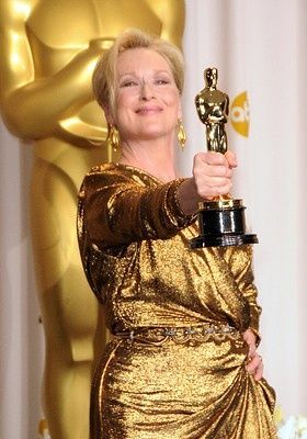 主演女優賞を受賞したメリル・ストリープ