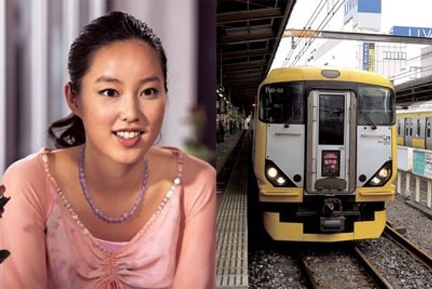 松平千里の役名・大空あやめは、東京-佐原駅間を結ぶ総武本線成田線の特急「あやめ」から