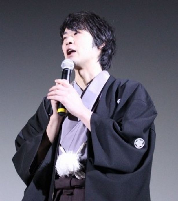 森鴎外役を演じたかたつむり林
