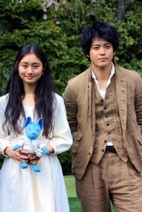 映画「グスコーブドリの伝記」の完成会見に小栗旬、忽那汐里らが登壇