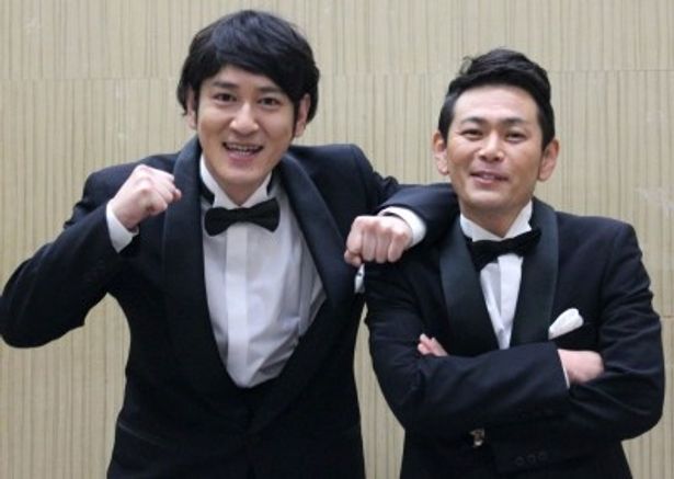 【写真を見る】ココリコの遠藤章造と田中直樹がしんちゃんのギャグセンスを絶賛