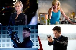 『Black＆White ブラック＆ホワイト』に出演するクリス・パイン、トム・ハーディ、リース・ウィザースプーン、チェルシー・ハンドラー