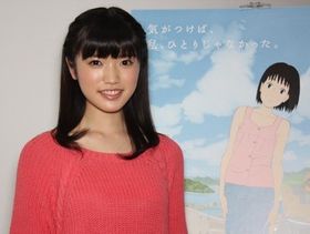 『ももへの手紙』で、もも役の声優を務めた美山加恋