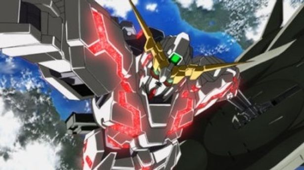 バナージが操縦するユニコーンガンダム