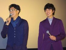 『宇宙兄弟』の小栗旬と岡田将生が大ヒット御礼舞台挨拶に登壇