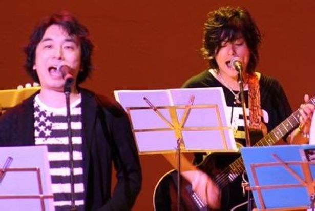 今回が声援団初参加となる森久保祥太郎(右)。アニメ・洋画吹替・ラジオパーソナリティなど幅広く活躍する人気声優