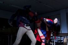 アクション女優に華麗なる転身を遂げた亜紗美の迫力満点アクションを堪能！