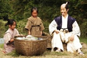 『のぼうの城』でのぼう様こと成田長親を演じる野村萬斎