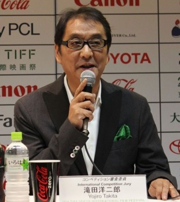 コンペティション審査委員の滝田洋二郎監督