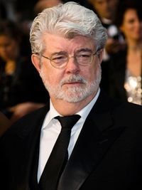 サイン＆写真　ジョージ・ルーカス？　詳細不明　シリアルナンバー　鑑定あり スターウォーズ ジョージルーカス ユアンマクレガー 直筆サイン