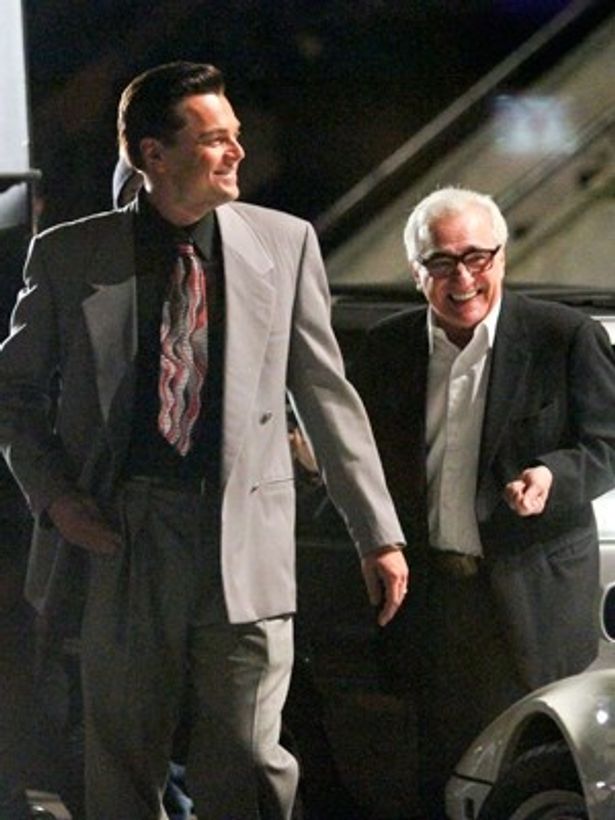 『The Wolf of Wall Street』撮影中のレオナルド・ディカプリオ