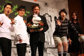 『フランケンウィニー』の来日記者会見でティム・バートン監督らが来日