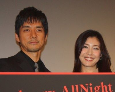 『ストロベリーナイト』イベントに登壇した竹内結子と西島秀俊