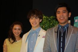 『ジャックと天空の巨人』の声優を務めるウエンツ瑛士、平愛梨、ゴリ