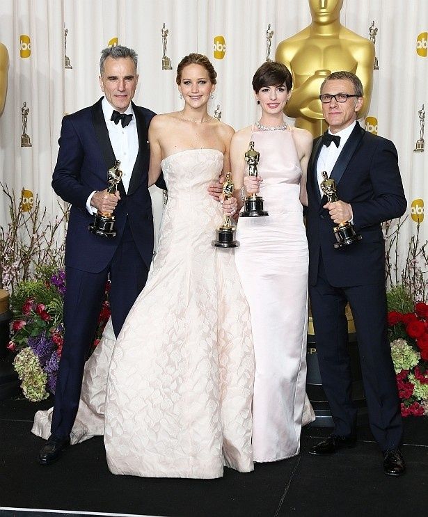 ダニエル・デイ＝ルイス＆ジェニファー・ローレンス＆アン・ハサウェイ＆クリストフ・ヴァルツ　写真26/40