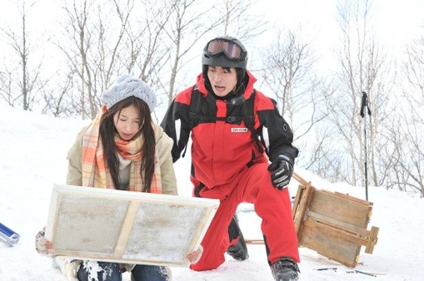 夕張の雪がロマンティックな愛を美しく彩る