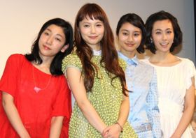 宮崎あおい、忽那汐里、安藤サクラ、吹石一恵がそろって登場！