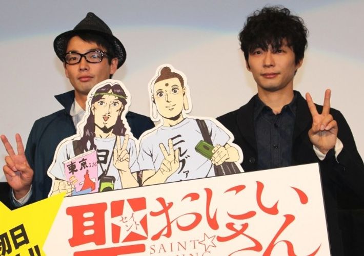 森山未來と星野源が「また声優をやりたい！」と『聖☆おにいさん』初日に意欲満面