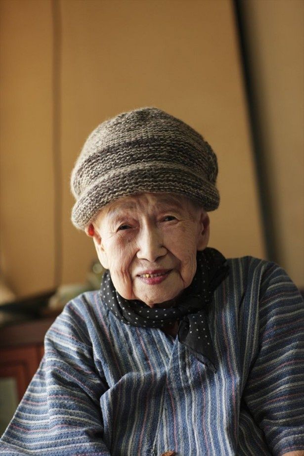 本作のモデルとなった柴田トヨさん。今年1月に亡くなった