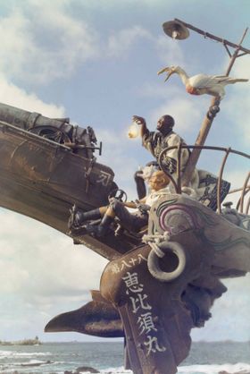 4月に発売された作品集「漁師の角度 完全増補改訂版」に掲載されていたフィギュアも多数展示