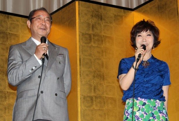 夫婦役を演じた平泉成と森山良子
