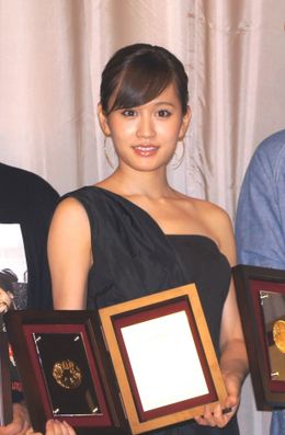 「苦役列車」で主演女優賞に輝いた前田敦子