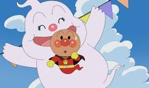 オバケに変身させられたアンパンマン。オバケ姿のアンパンマンがかわいすぎる！