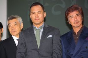 渡辺謙、佐藤浩市、柄本明たちが『許されざる者』の会見に出席