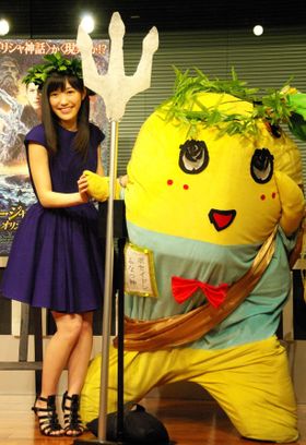 ふなっしーが「かわいいなっしー！」と渡辺に惚れてしまった!?