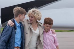 極力自分の力で息子たちを育ててきたダイアナ。離婚後は5週に1度しか会えなかったという