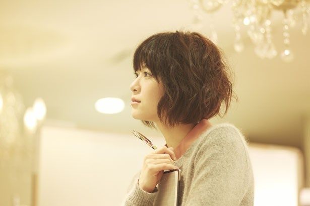『陽だまりの彼女』でヒロインの真緒を演じる上野樹里。松本潤扮する浩介をずっと思い続けていた