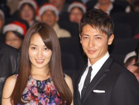 舞台あいさつに登場した高梨臨と玉木宏