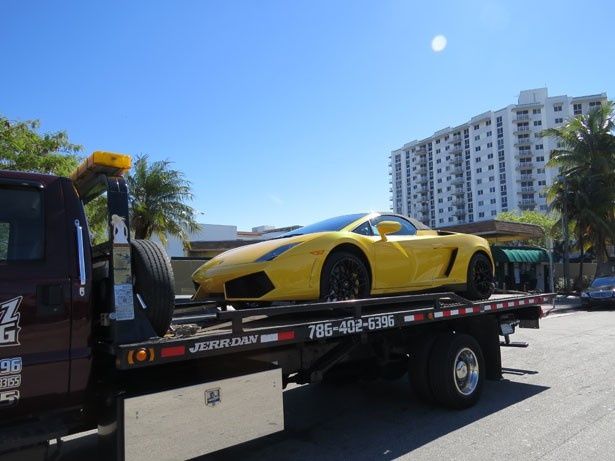 ジャスティンが運転していたランボルギーニ