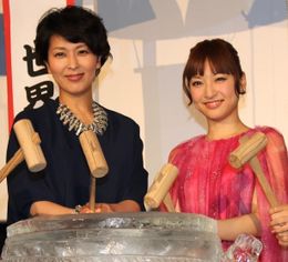 ディズニー史上初のダブルヒロイン！日本語吹替え版を務めた松たか子、神田沙也加が喜びを語った