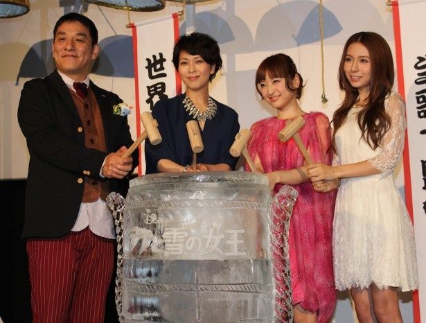 『アナと雪の女王』の大ヒット記念イベントが開催された