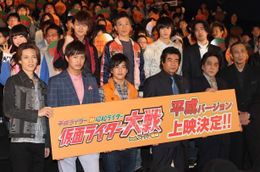 平成ライダー対昭和ライダー、ファン投票の結果が発表！