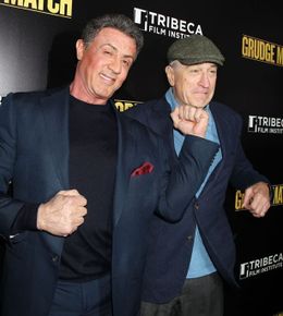 『リベンジ・マッチ』で拳を交えたシルベスター・スタローンとロバート・デ・ニーロ