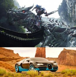 渡辺謙が『トランスフォーマー』参戦！下はブガッティ・ヴェイロン